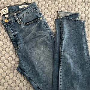 FRAME DENIM: Le High Skinny